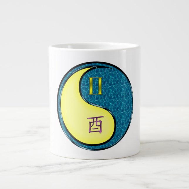 Tvillingarna & Vatten Tupp Jumbo Mugg (Framsidan)