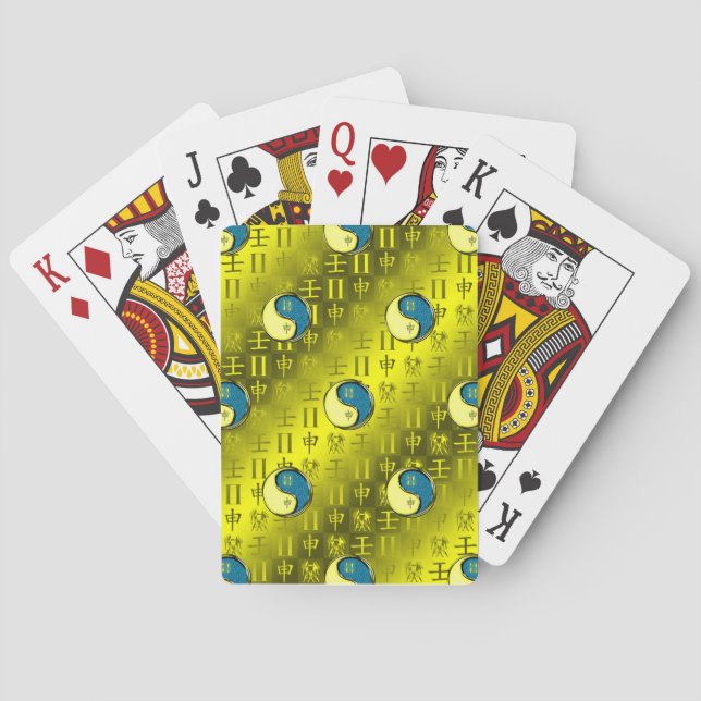Tvillingarna & Vattenapan Casinokort (Baksidan)