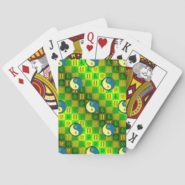 Tvillingarna & Vattenbocken Casinokort (Baksidan)