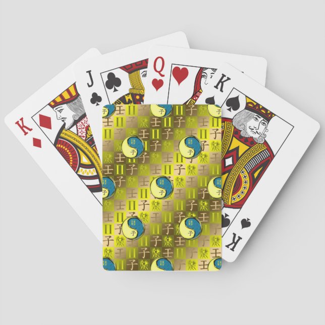 Tvillingarna & Vattenråttan Casinokort (Baksidan)