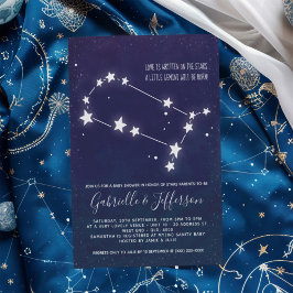 Tvillingarnas astrologi baby shower inbjudningar