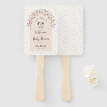 Tvillingarnas babyfirande Pastell Flerfärgad Blomm