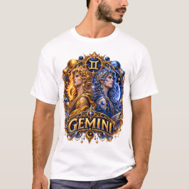 Tvillingarnas Gemini – Celestial Astrologi Tvillin T Shirt