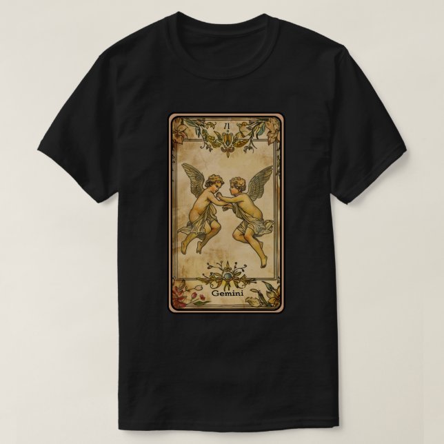 Tvillingarnas soltecken t shirt (Design framsida)