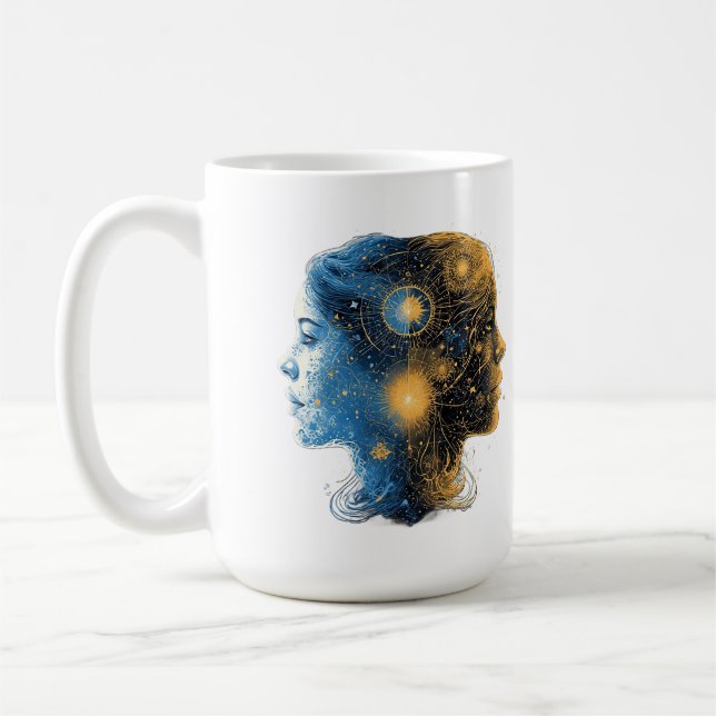Tvillingarnas stjärntecken kaffemugg (Vänster)