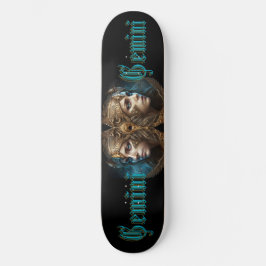 Tvillingarnas stjärntecken mini skateboard bräda 18,5 cm