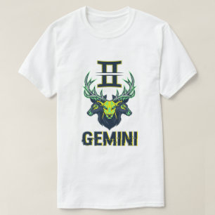 Tvillingarnas stjärntecken Modern Cyber Esports Ma T Shirt