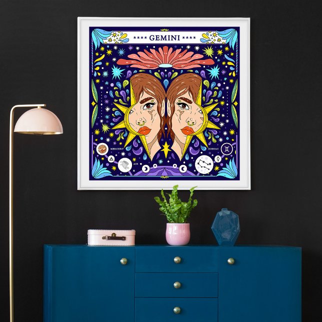 Tvillingarnas stjärntecken poster (Skapare uppladdad)