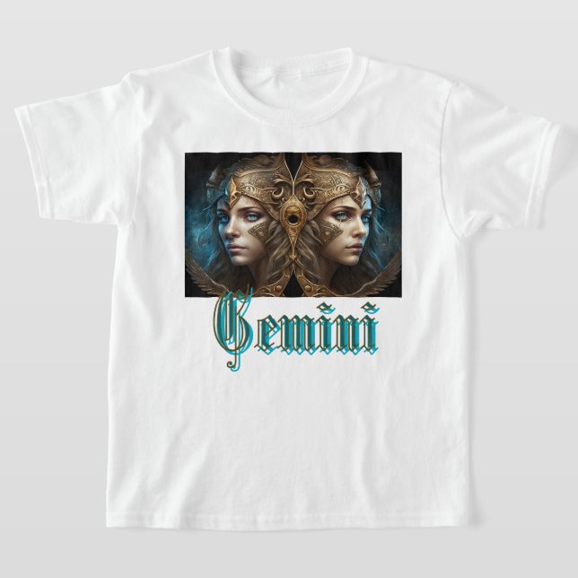 Tvillingarnas stjärntecken t shirt (Laydown)