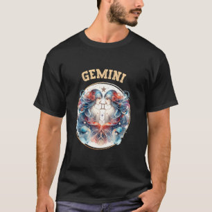 Tvillingarnas symbol Stjärntecken Älskar astrologi T Shirt