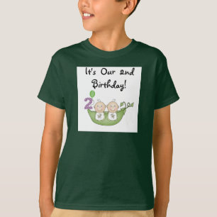 Tvillingärtor i Pod T-tröjor och gåvor från födels T-shirt