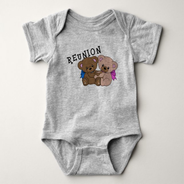 Tvillingbaby bodysuit t shirt (Framsida)