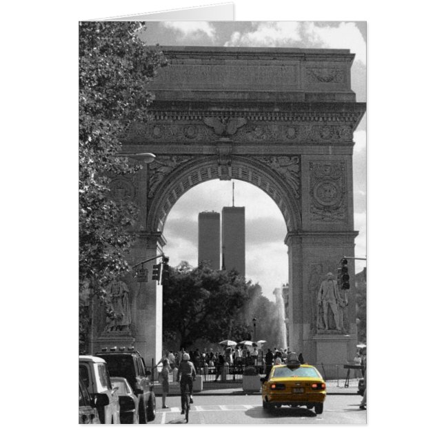 Tvillingbröder från 5th Ave.  Tomt kort (Framsidan)