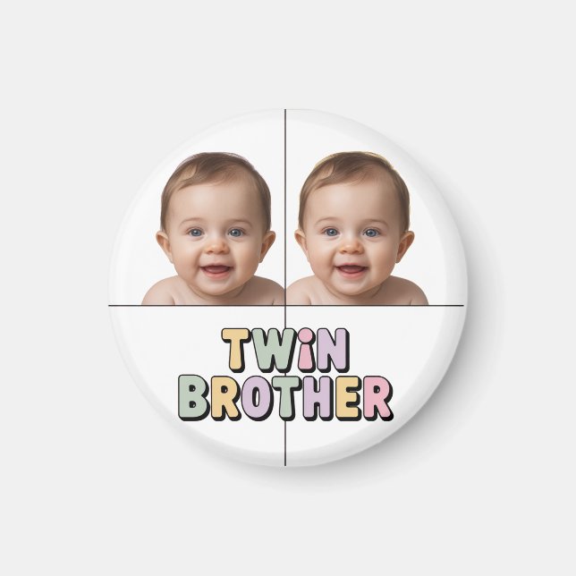 Tvillingbror bebis  magnet (Framsidan)