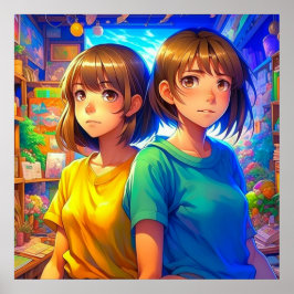 Tvillingfilter | Anime Girls Poster