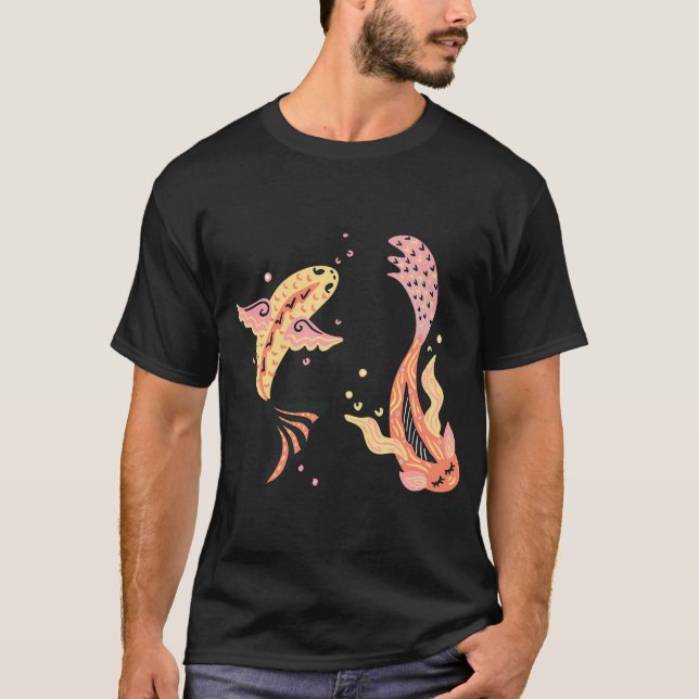 Tvillingfiskar T Shirt (Framsida)