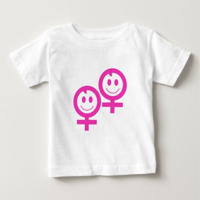 Tvillingflickor Tee (Framsida)