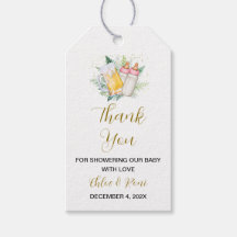 Tvillingflickors babyskor Tack för Märkrn