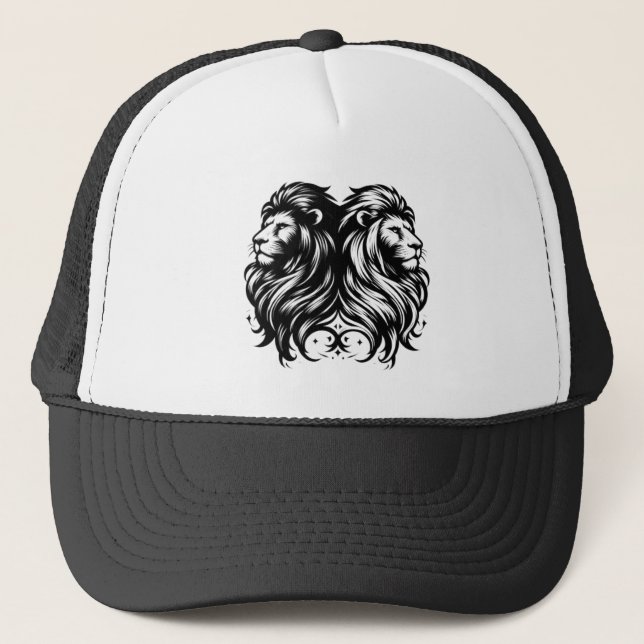 Tvillingklockshat i Lejon Power Baseball Keps (Framsida)