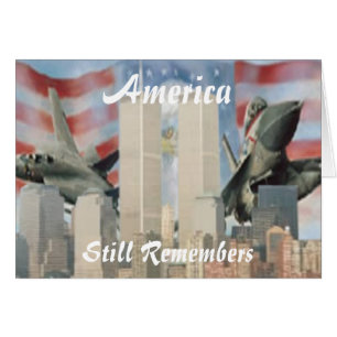 Tvillingkort Torn 9/11 Hälsningskort