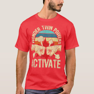 tvillingkraft Aktiverar Twillingar Brother Sister T Shirt