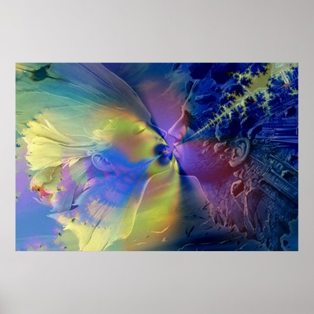 Tvillinglampa Kärlek Poster (Framsidan)