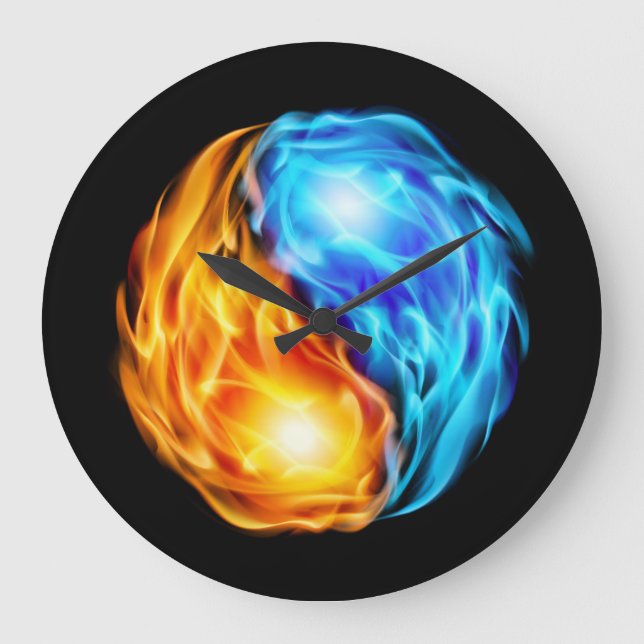 Tvillinglampor Stor Klocka (Framsida)