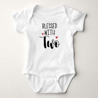 Tvillinglycklig Baby Body T Shirt