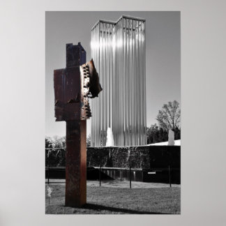 Tvillingminnesmärke för Torn Poster