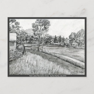 Tvillingområden i Sjöar ~ NoWest Pennsylvania Vykort