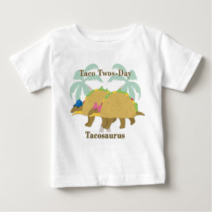 Tvillingpojke/flicka Taco Twos-day Birthday T Shirt