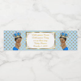 Tvillingpojke och pojke med vattenflaska, Tvilling Vattenflaskor Etikett