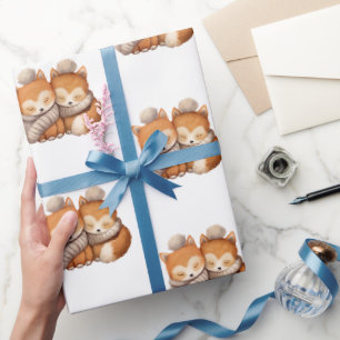 Tvillingrävar i Baby Presentpapper