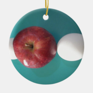 Tvillingrödäpple för paj.JPG Julgransprydnad Keramik
