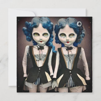 Tvillingsister Blue Hair Dolls