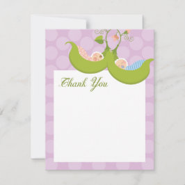 Tvillingsköldpaddor i en balja tackkort för pojke  tack kort