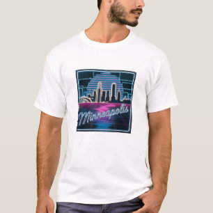 Tvillingstäder Älskare Design T Shirt