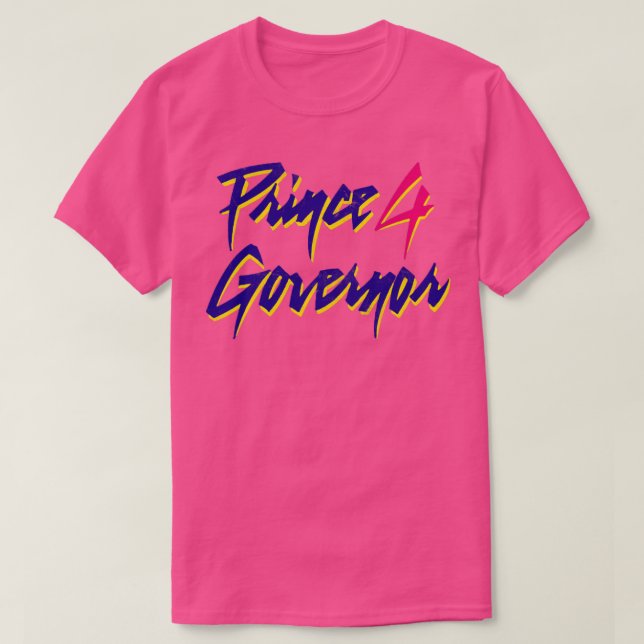 Tvillingstäder Paisley Park 80s FadedStyle Design T Shirt (Design framsida)