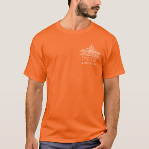 Tvillingstäder Rail Trail Leominster Vitskrift Skr T Shirt