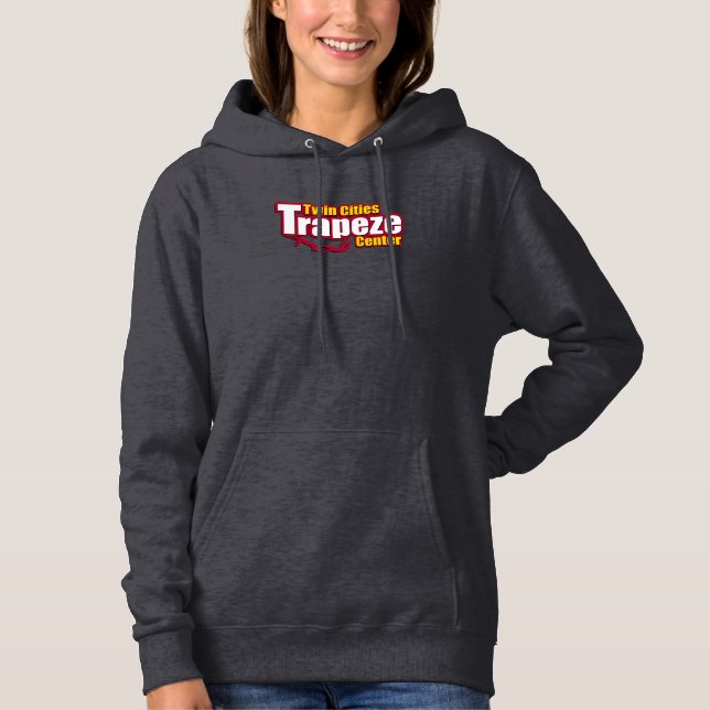 Tvillingstäder Trapeze Jacka of Arm Hoodie T Shirt (Framsida)