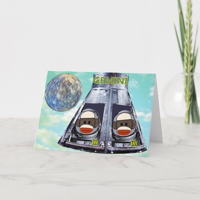Tvillingstrumpdockor Gemini Kort (Framsida)