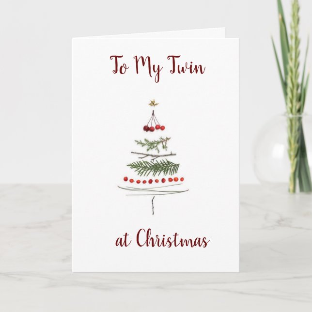 **TVILLINGSYSKON** DU GÖR VARJE DAG SPETSIELL HELGKORT (Framsida)