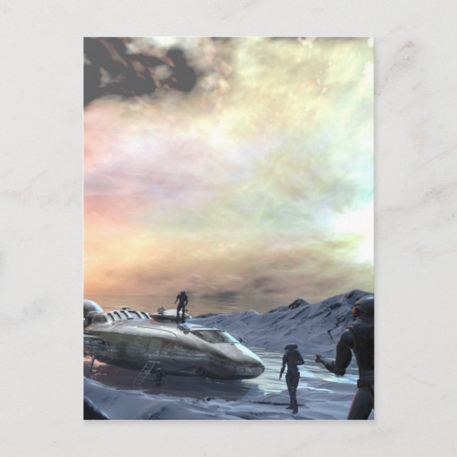 Tvillingvärlden sol vykort (Framsida)