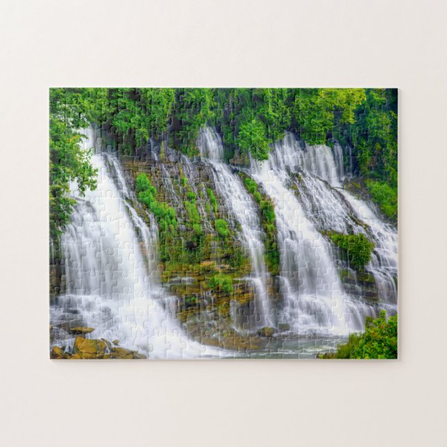 Tvillingvattenfall Tennessee. Pussel (Horisontell)