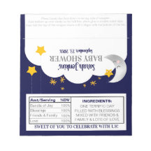 Tvillinkle Twinkle Star Baby Shower Candy Wrapper