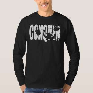 Tvinga Bench Press Motivering T Shirt