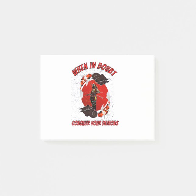 Tvinga dina demoner post-it block (Framsida)