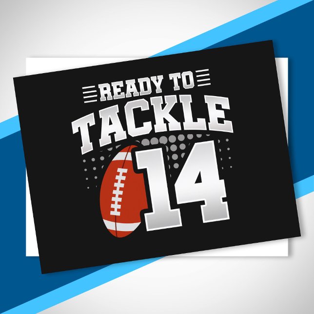 Tvinga fjortonde födelsedagen 14 år Par-årsdagen Vykort (Skapare uppladdad)