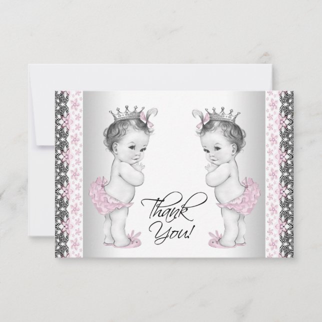 Tvinga Flicka Princess Shower Tack Cards Kort (Framsida)