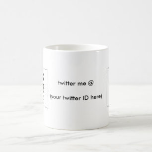 Tvinga mig @ (ditt twitter-ID här) MUSEUM Kaffemugg